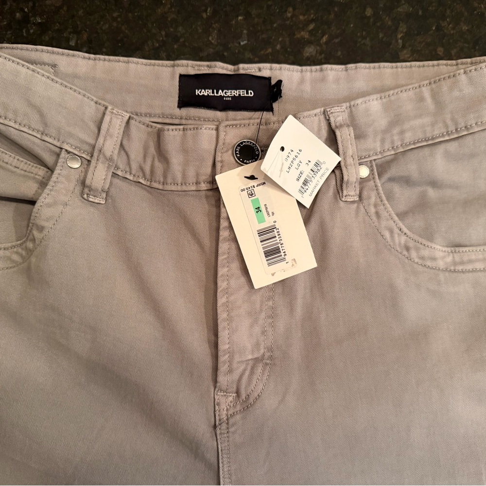 Karl Lagerfeld Light Gray Slim Men's Jeans